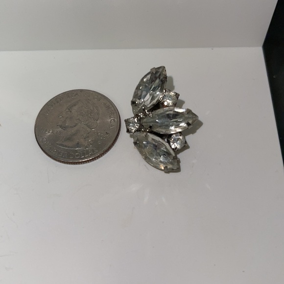 Sparkly Cluster Clip-On Earrings - Picture 5 of 5